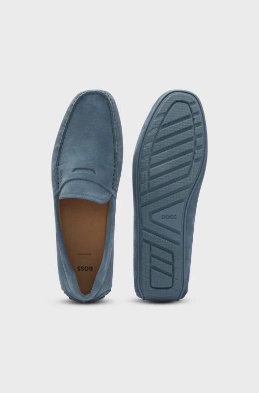 Këpucë Boss për meshkuj, të kaltërta