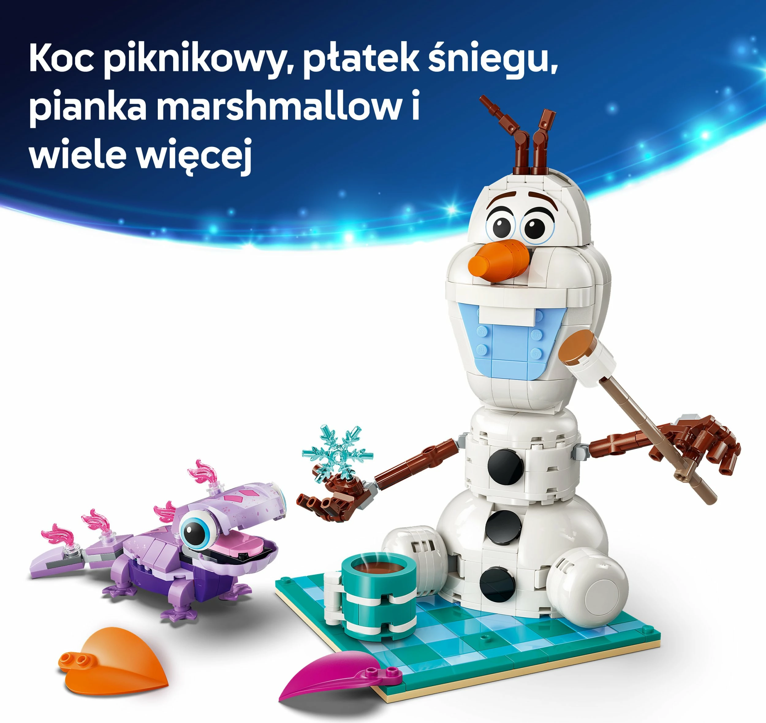 Set LEGO Disney Frozen Olaf and Bruni Picnic 43287, 478 copë