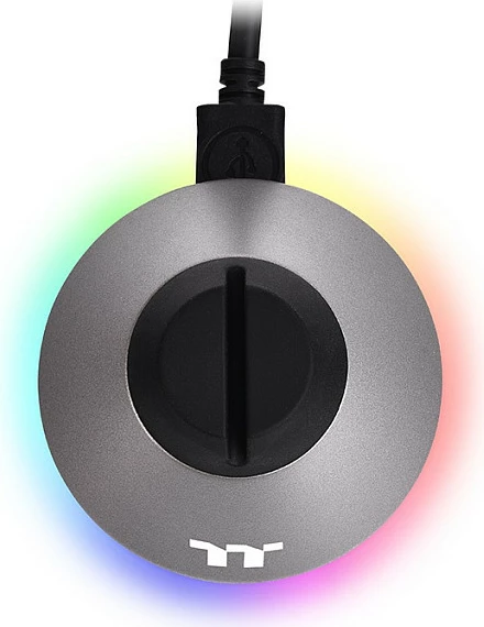 Mbajtës kabllo maus Thermaltake ARGENT MB1 RGB, plastikë, gri