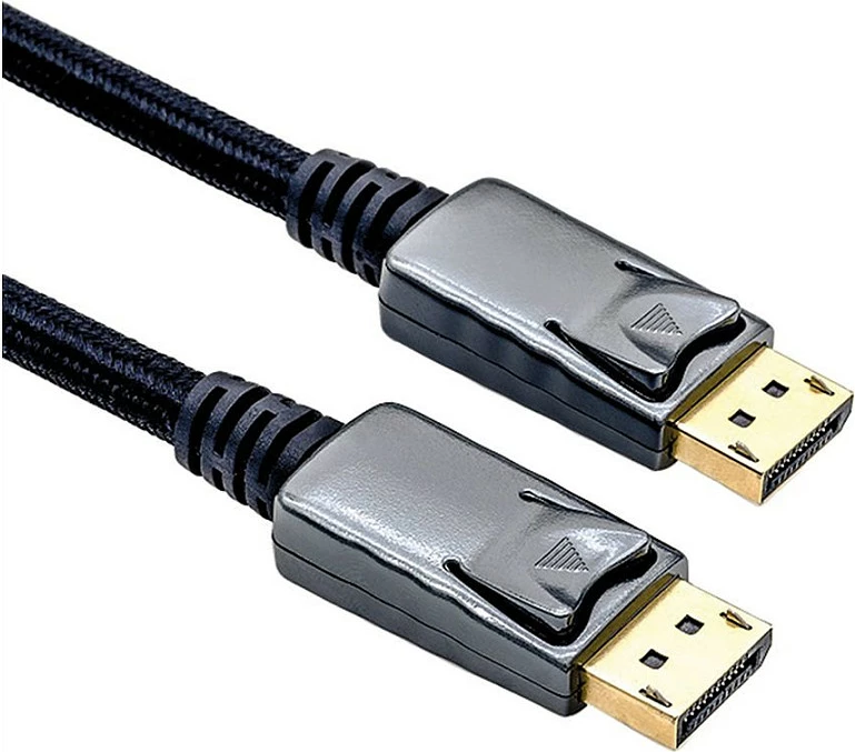 Kabllo DisplayPort ROLINE 11045880, 1m, DP 1.2, 4096x2560, e zezë
