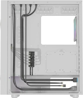 Kasë Natec Genesis Diaxid 605 ARGB, Midi Tower, e bardhë