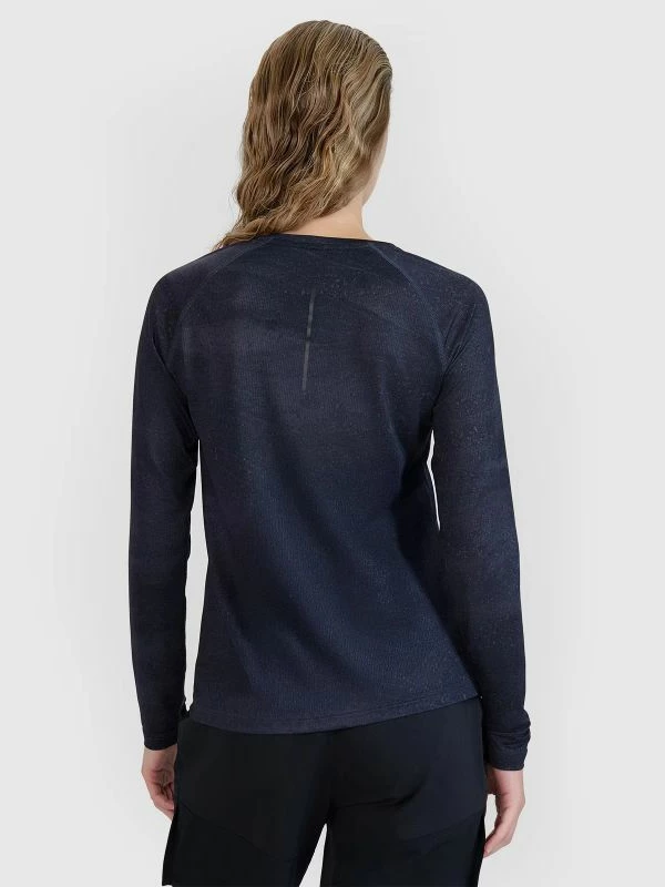 Fanellë me mëngë të gjata për femra 4f, për biçikletë