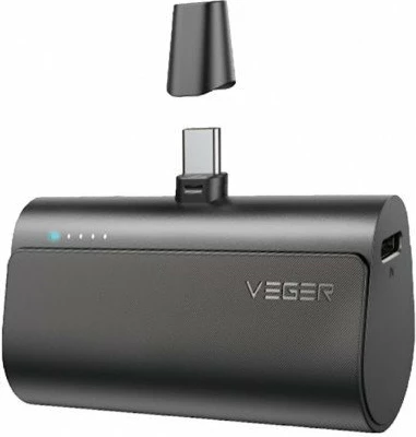 Powerbank Veger W0556P 5000mAh 20W PD, e zezë