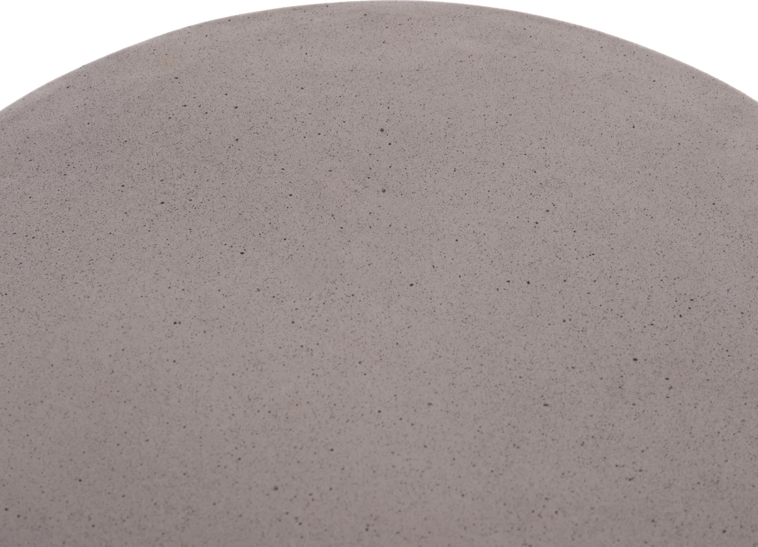 Tavolinë anësore e rrumbullakët, fibër çimento, ratan natyral, gri, FH18167.03, 40x45cm