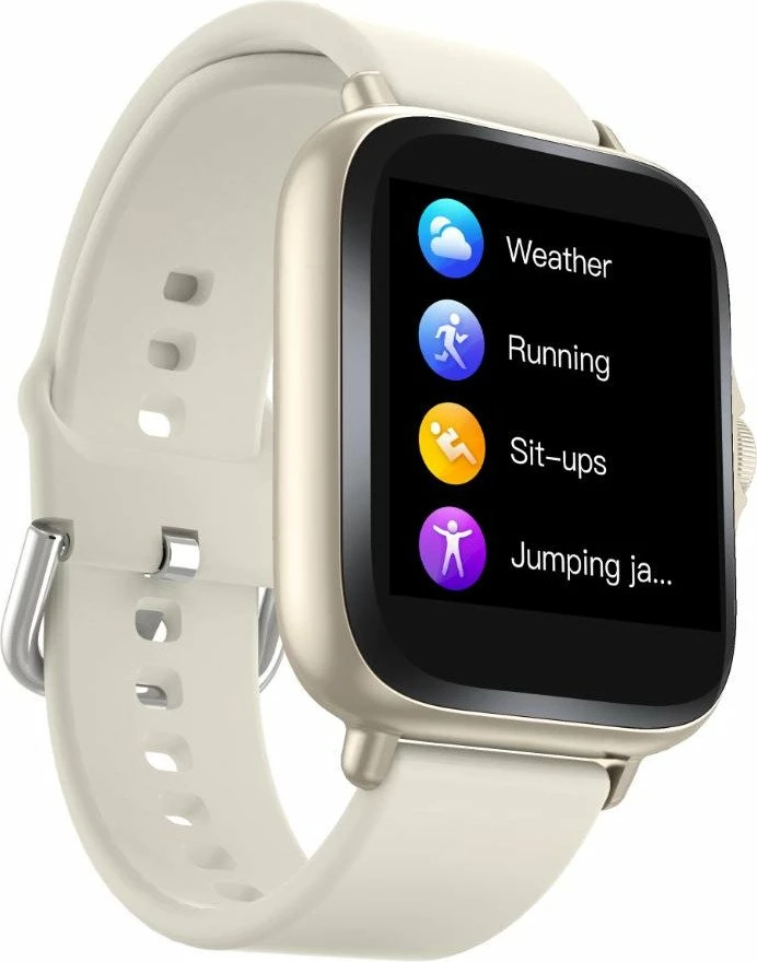 Smartwatch Denver SWC-156BEMK2 1.44\" TFT touchscreen Bluetooth 5.0 150 mAh, bezhë