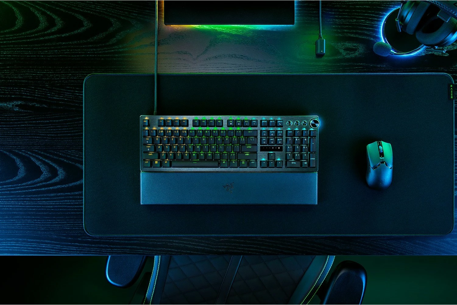 Tastierë gaming Razer Huntsman V3 Pro, RGB, Full-size, QWERTZ, e zezë