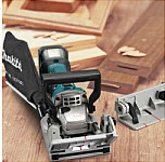 Nutfrëse me bateri Makita DPJ180Z, 18V, pa bateri/karikues, blu/zi
