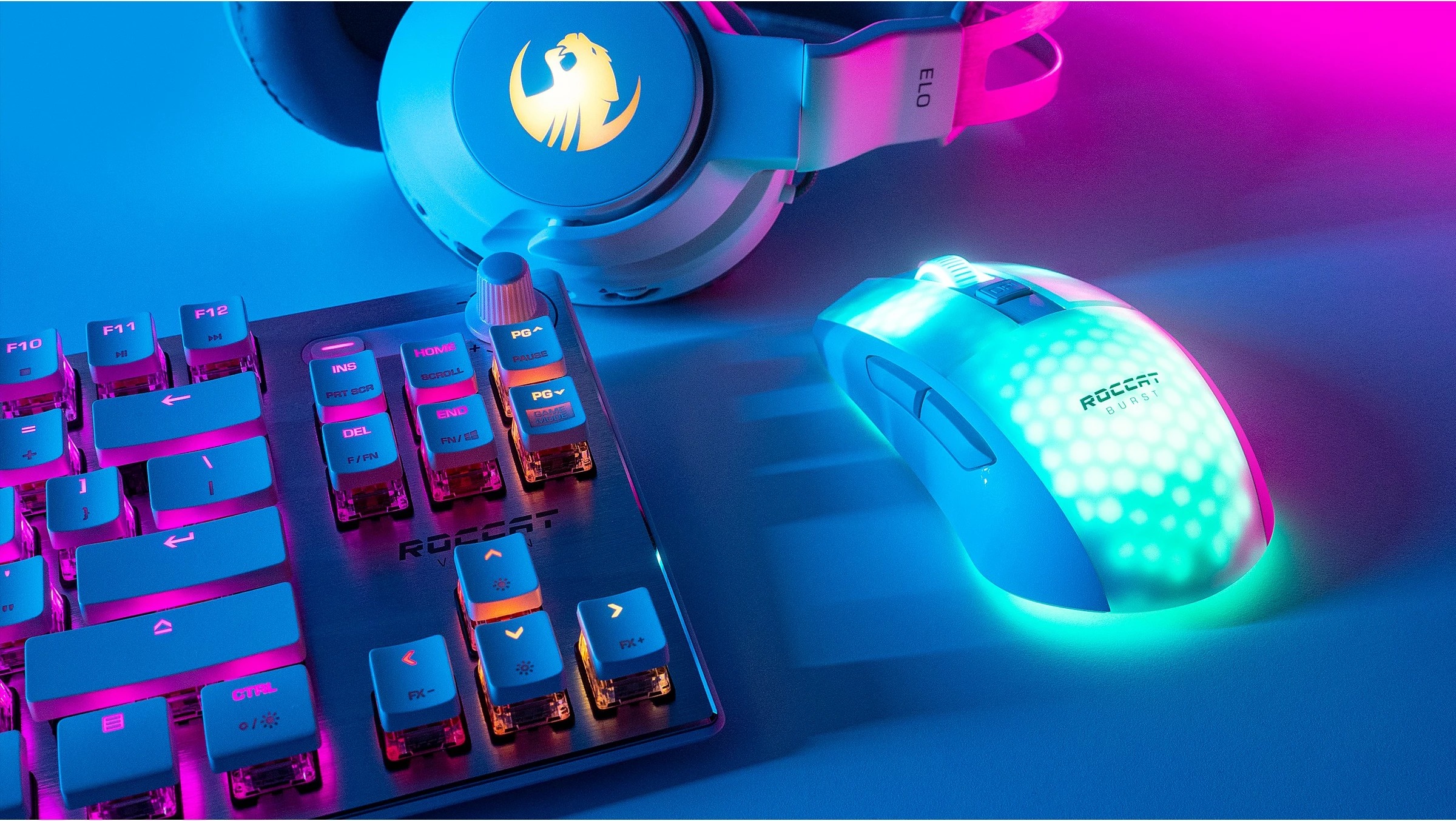 Maus Roccat Burst Pro Air, wireless, RGB, i zi