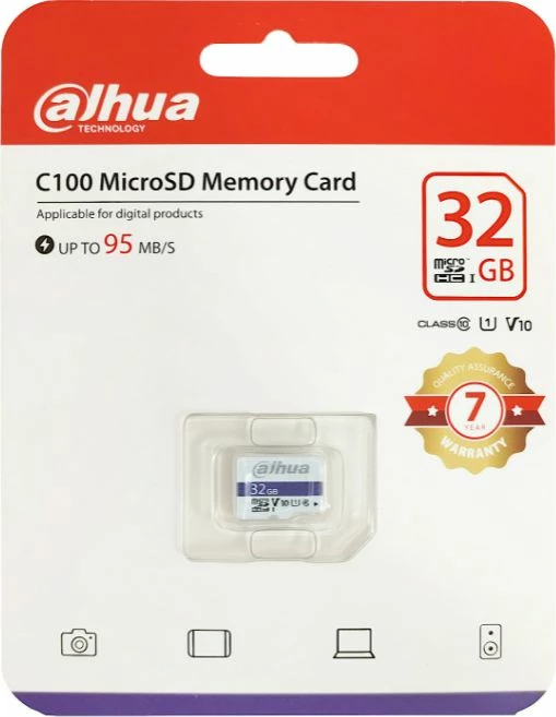 Kartelë memorie microSDHC Dahua C100 32GB Class 10 UHS-I/U1 V10