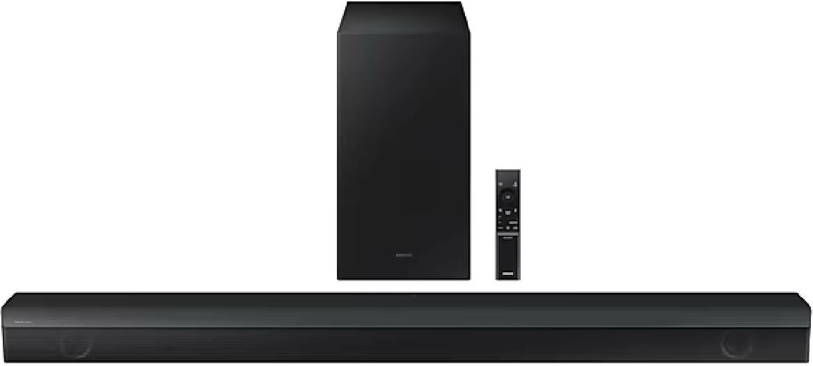 Soundbar Samsung HW-B650F/EN, Dolby Audio, DTS Virtual:X, subwoofer pa kabllo, Bass Boost, e zezë