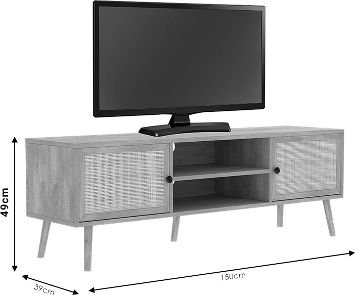 Dollap TV Oslo, ngjyrë sonoma, 150x39x49cm