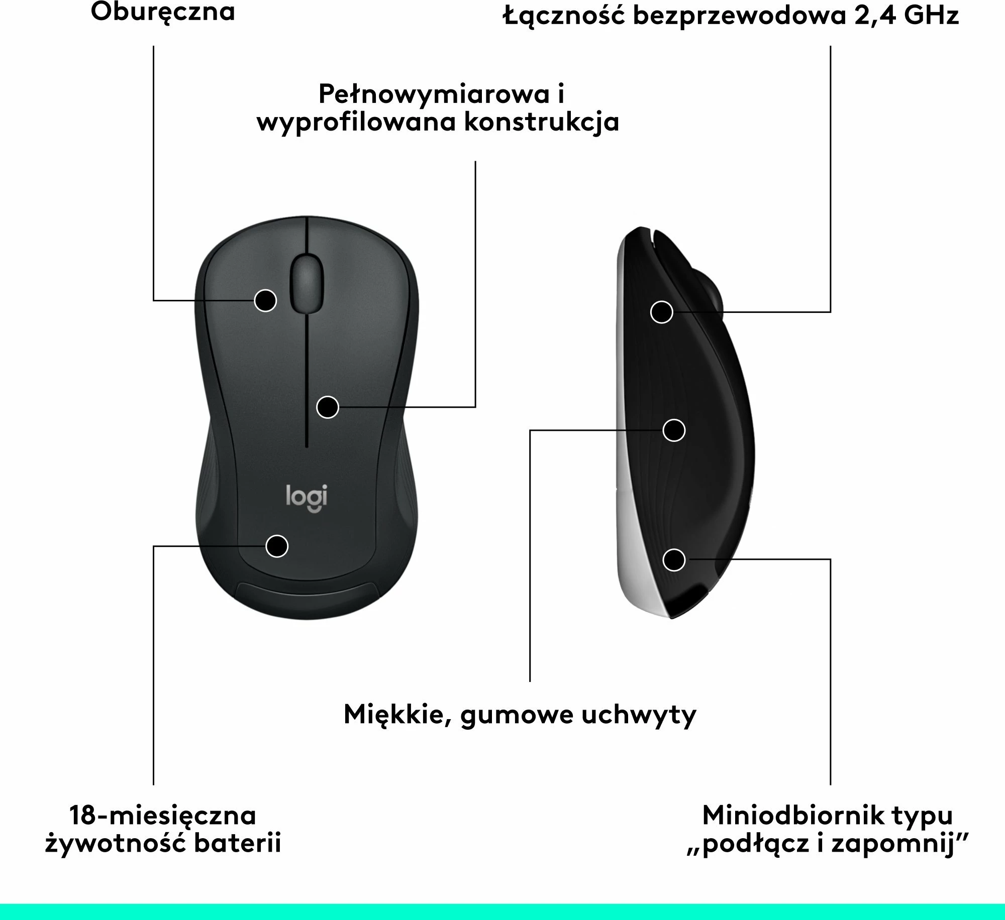 Set tastierë + maus Logitech MK540 Advanced US (920-008685), wireless USB, me pushim dore, e zezë