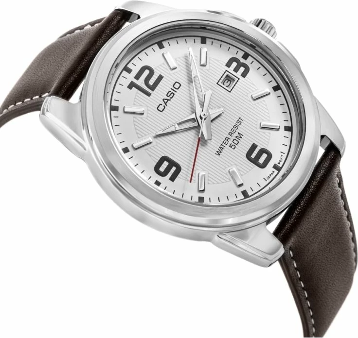 Orë dore për meshkuj CASIO MTP-1314PL-7AVEF, kafe