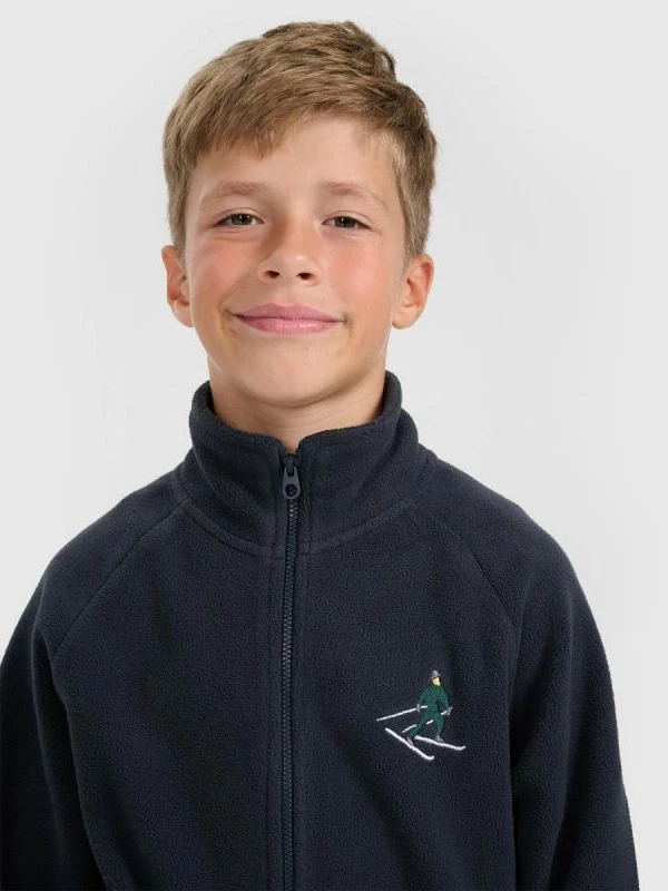 Fleece për djem 4f, me jakë të ngritur
