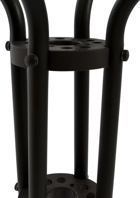 Tavolinë e jashtme katrore FIGO, ngjyrë kafe, metal-xham, 70x70x72H cm