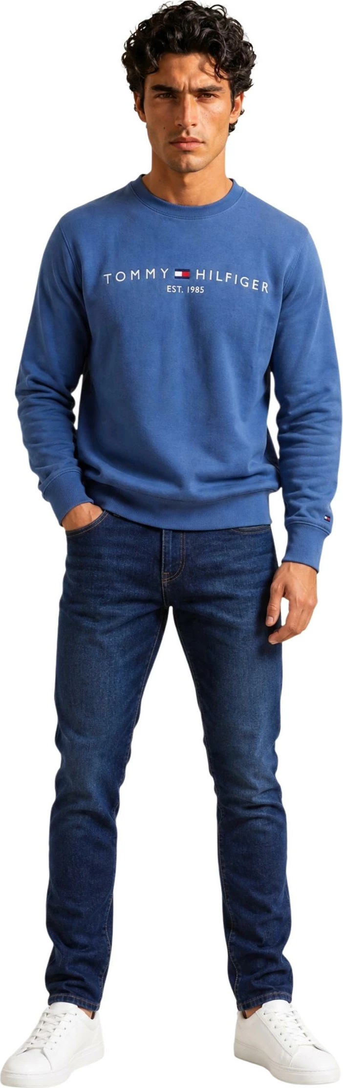 Duks për meshkuj Tommy Hilfiger MW0MW11596, i kaltër [Madhësia: L]