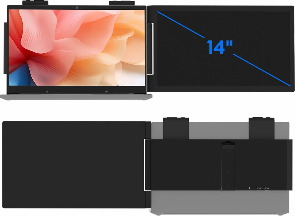 Monitor portativ Zeuslap Z14P 14\" Full HD IPS 60Hz, i zi