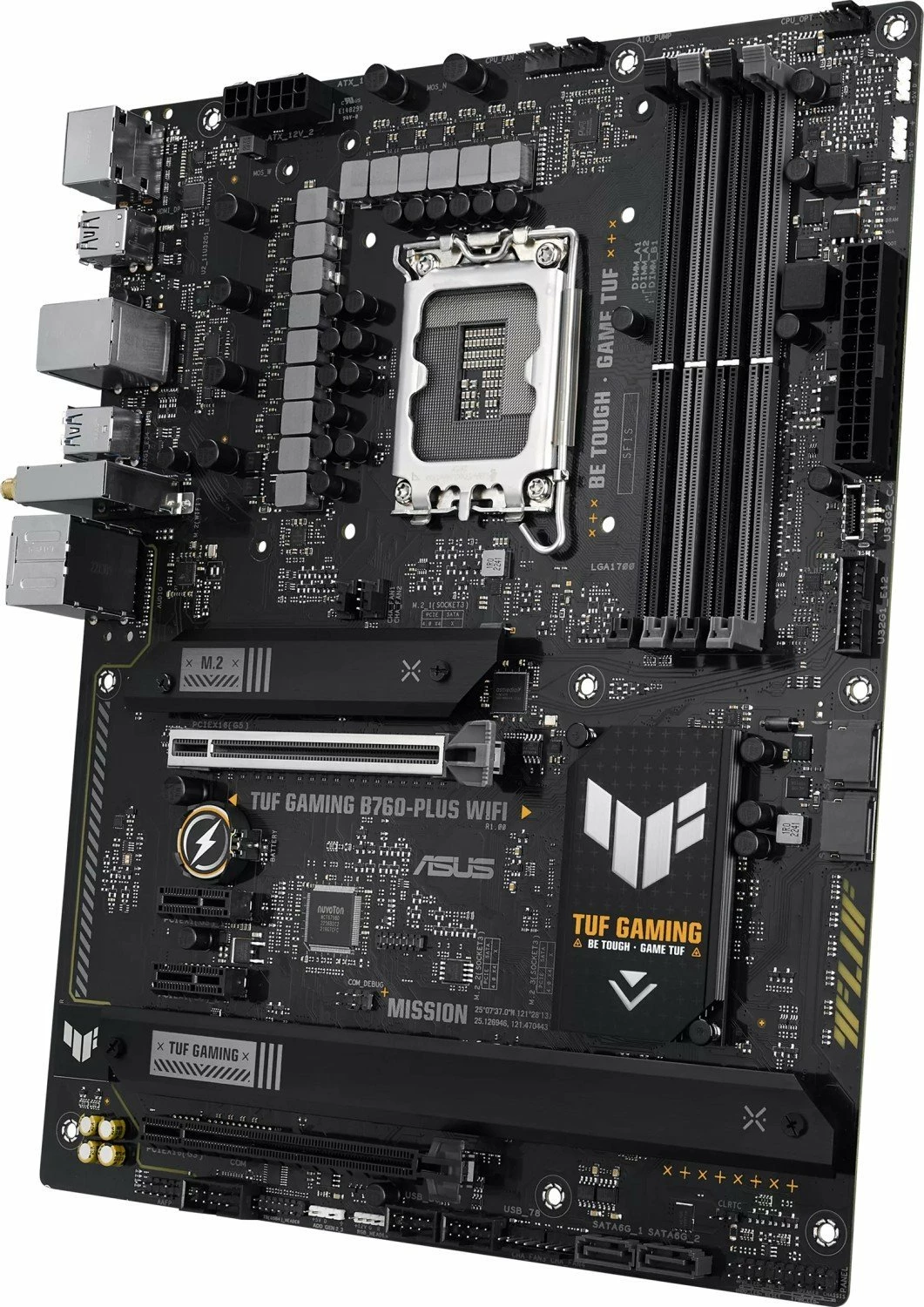 Pllakë amë Asus TUF GAMING B760-PLUS WIFI, ATX, Wi‑Fi, Bluetooth