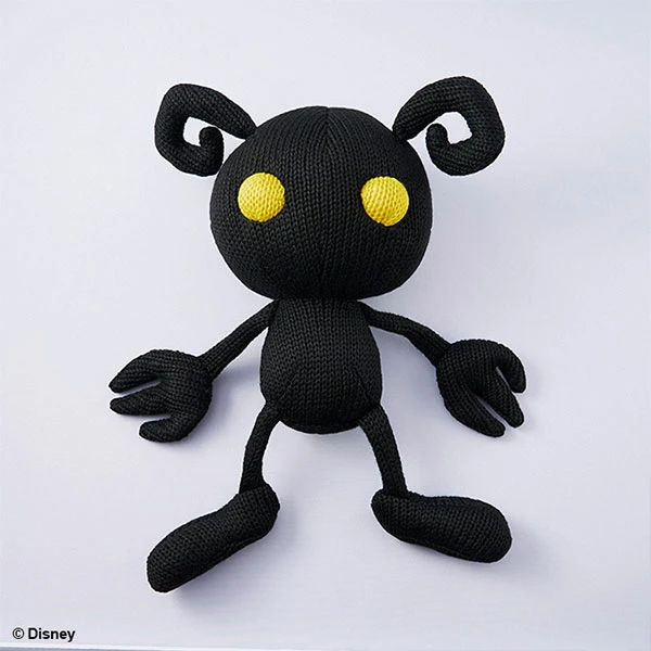 Figurinë plush e thurur Square Enix Kingdom Hearts Shadow 34 cm, e zezë