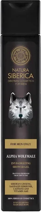 Xhel dushi për meshkuj Natura Siberica Alpha Wolfmale 250ml