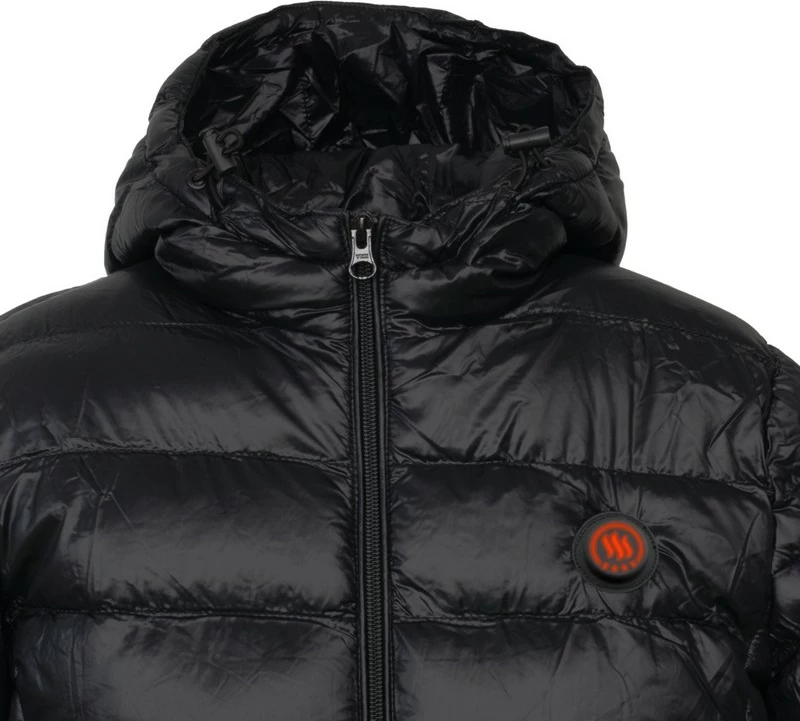 Xhaketë e ngrohshme për femra Glovii GTFBM, madhësi M, bateri Li-Ion 5200mAh, set me karikues & adaptera, e zezë