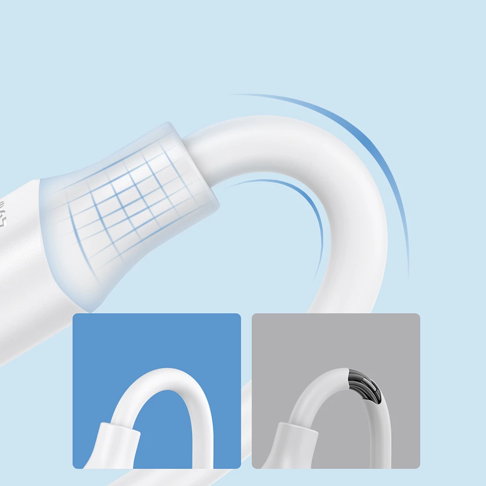 Kabllo USB-A në Lightning Joyroom Long-Lasting Series A9 S-UL012A9 1m 2.4A 20W 480Mbps e bardhë