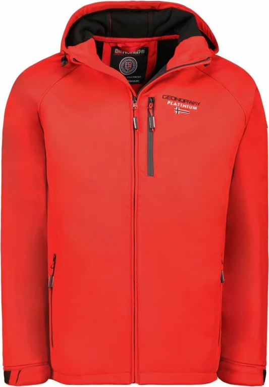 Jakne softshell për meshkuj Geographical Norway, e kuqe