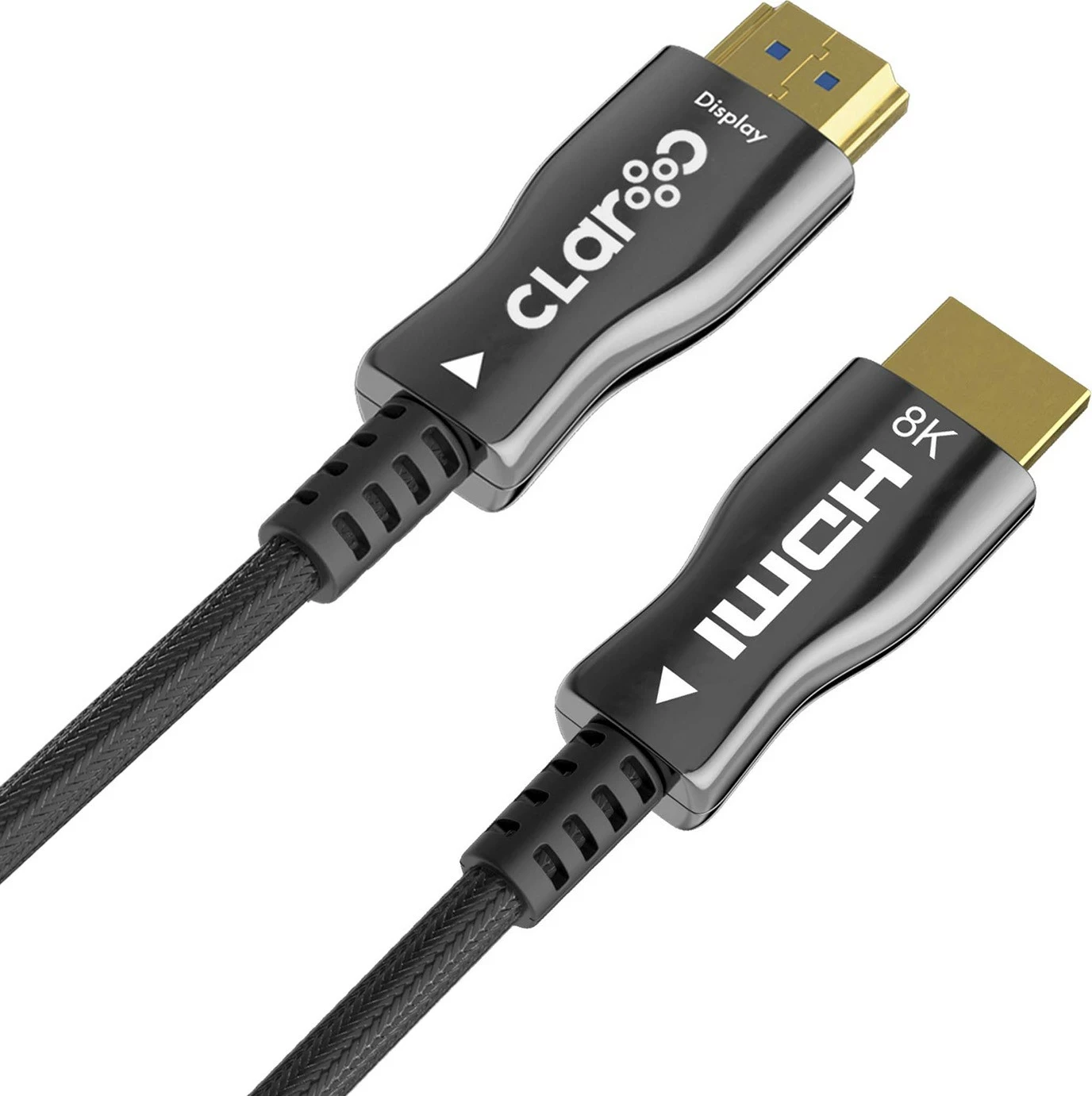 Kabllo HDMI optike Claroc 2.1, 8K@60Hz, 4K@120Hz, 3m, e zezë