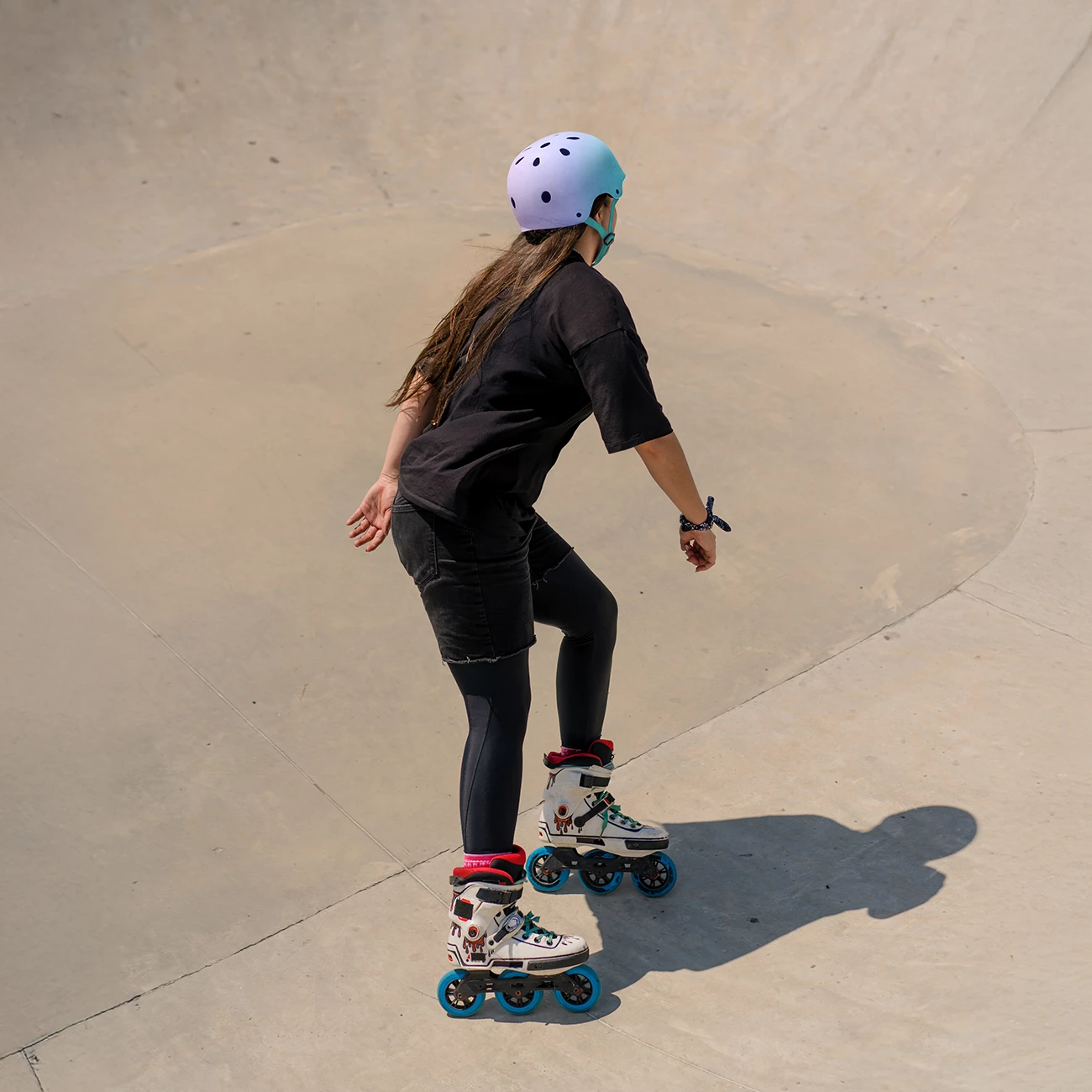 Helmetë BMX/skuter Wozinsky HT-38GRM, M (54-58 cm), rregullim 360°, polikarbonat + EPS, gradient rozë