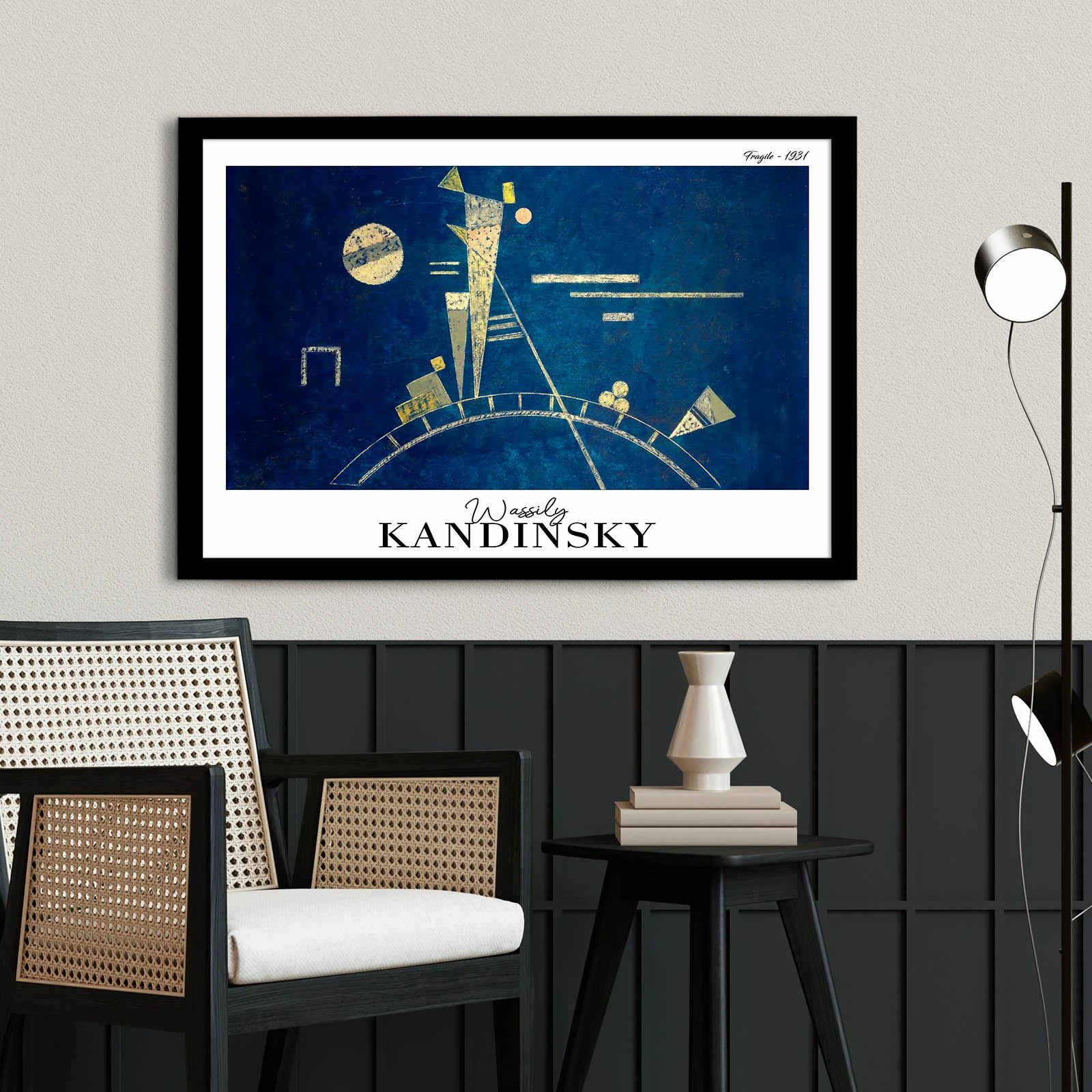 Pikturë dekorative me kornizë, Wallity, 4262SYHKANDINSKY-019