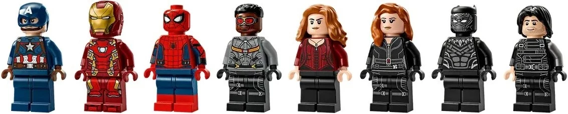 Set LEGO Marvel 76314 Captain America: Civil War Battle