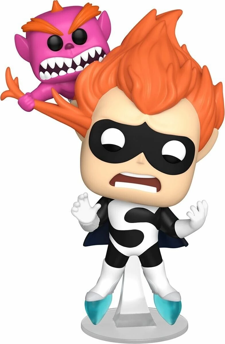 Set figurina vinyl Funko POP! Disney The Incredibles JJ & Syndrome, 2 copë