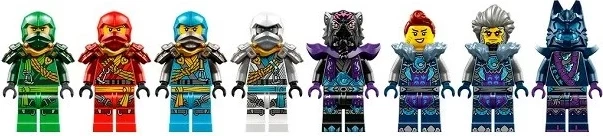 Set LEGO Ninjago 71813 Shadow Wolf Mask Dojo