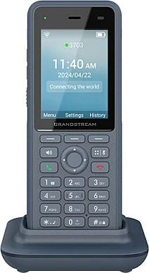 Telefon IP Wi‑Fi Grandstream WP836, 3 linja, Wi‑Fi 6, Bluetooth, IP69K, i kaltër
