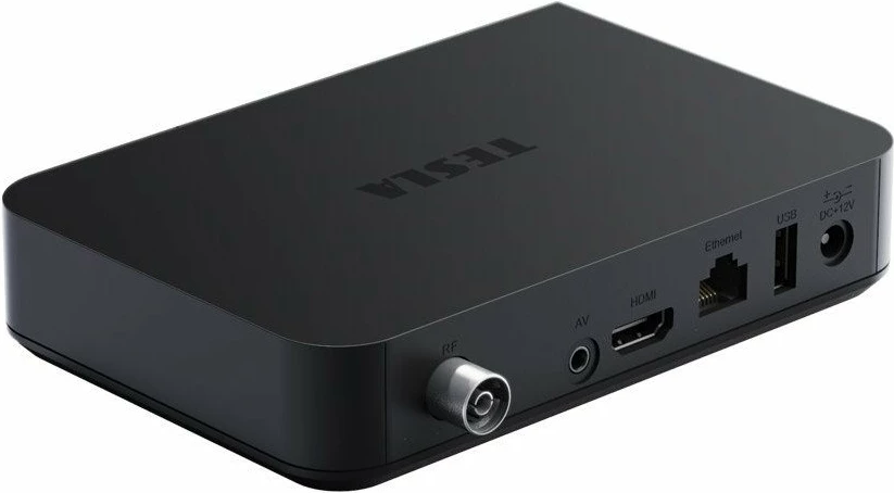 Boks multimedia Tesla MediaBox XT850 32GB/2GB Android TV 11 4K me DVB-T2, e zezë