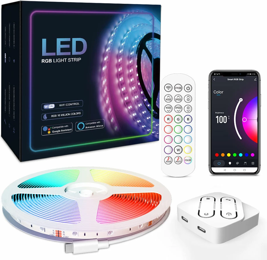 Drita LED Tech Time Smart Life Wi-Fi RGB Color Neon LED Strip Light ( 5M 300LED IP65 )
