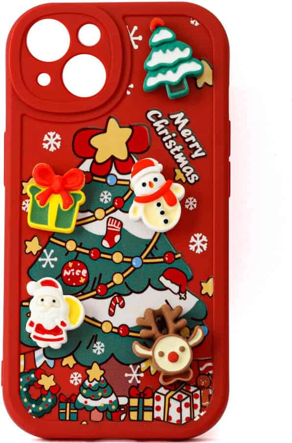 Fotroll për telefon TECH TIME Christmas Edition Cherry Red (IP11PRO)