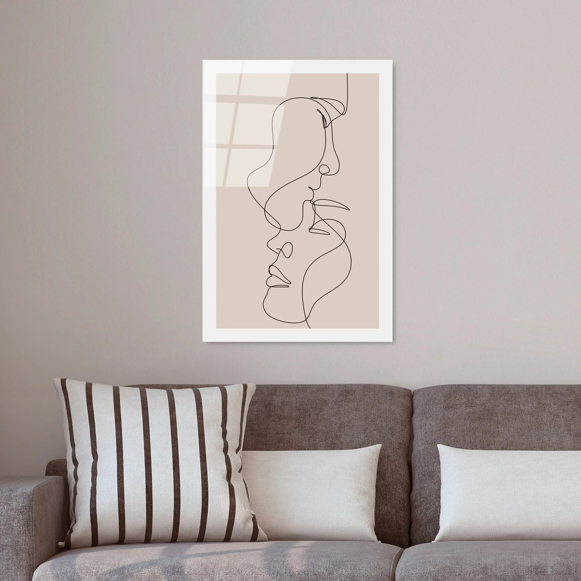 Pikturë dekorative prej xhami të temperuar, Wallity UV-1038, 30x45cm