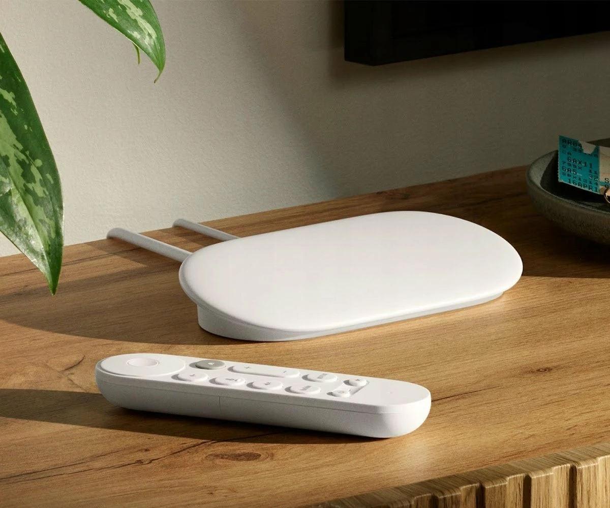Media streamer Google TV Streamer 4K (2024) 32GB, RAM 4GB, me telekomandë, White