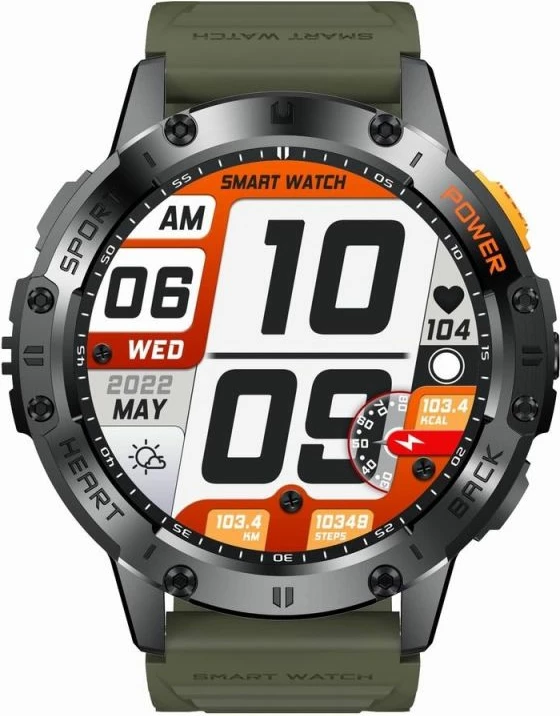 Smartwatch Gravity për të gjithë, e zezë