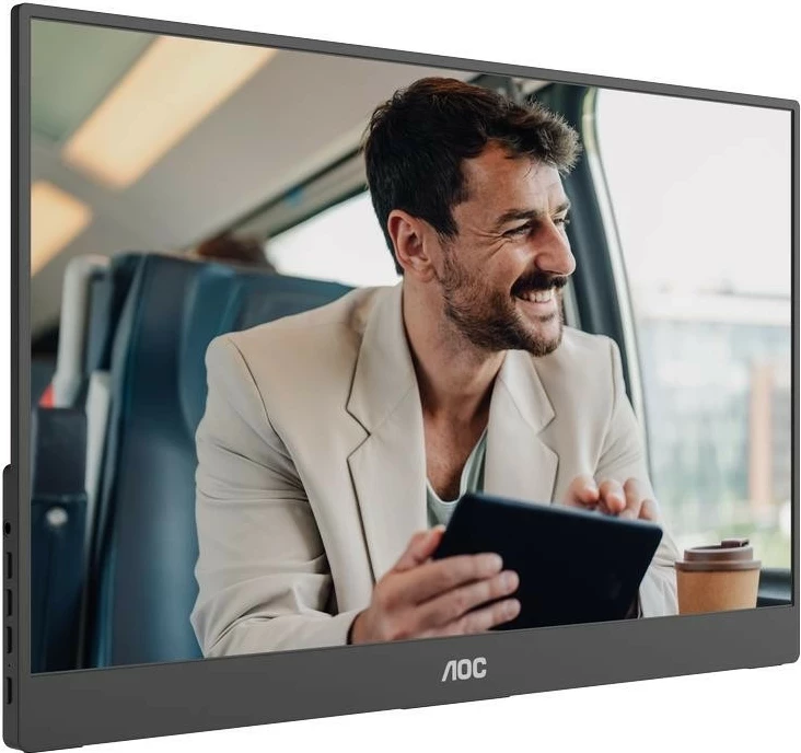 Monitor AOC 16T20E2 15.6 inch Full HD IPS, USB-C, miniHDMI, zi