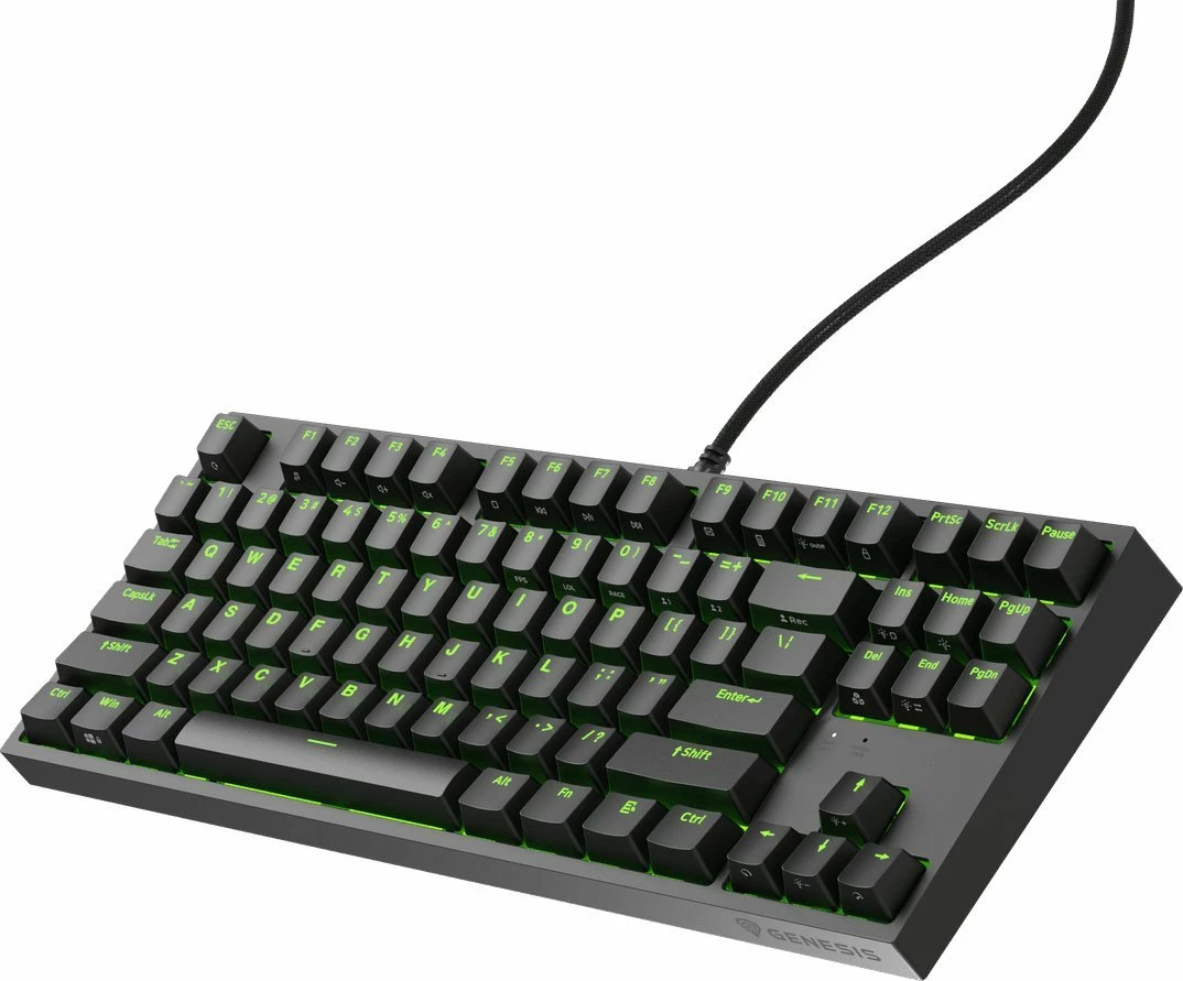Tastierë mekanike GENESIS Thor 404 TKL NKG-2071, Kailh Box Brown V2, RGB, USB (wired), e zezë