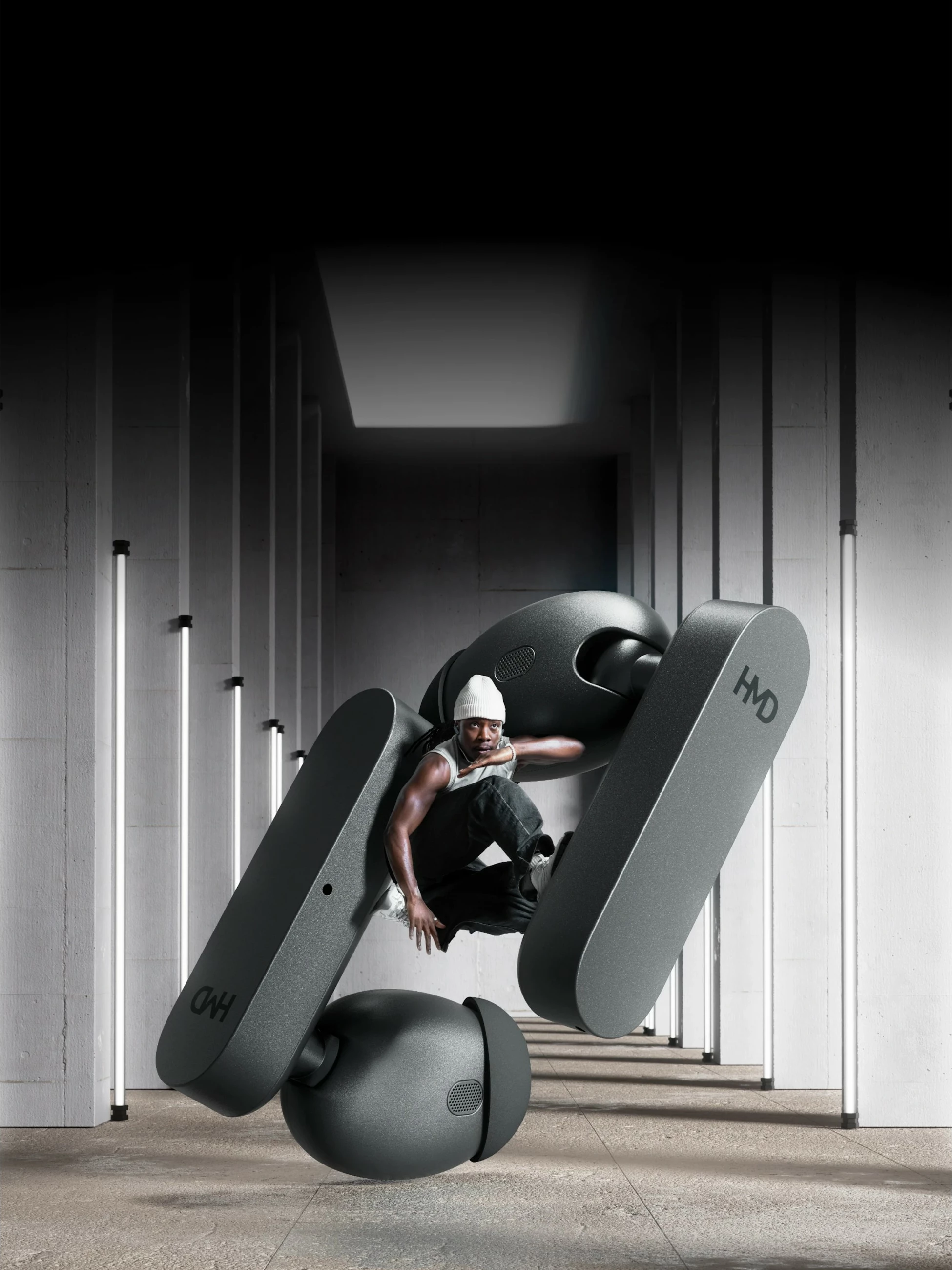 Kufje HMD Amped Buds, Wireless, Muzikë/Sport/Përditshmëri, 79 g, Headset, Ngjyrë e zezë