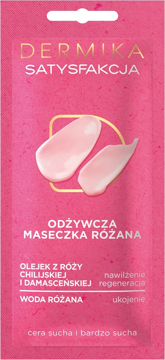 Maskë për fytyrë Dermika Beauty Masks Satisfaction Nourishing Rose Mask për femra 10ml