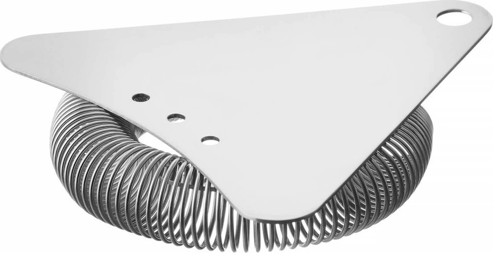 Kullues koktej trekëndësh, Bar Up Ninja Bartender, 97x105 mm, çelik inoks, argjendtë