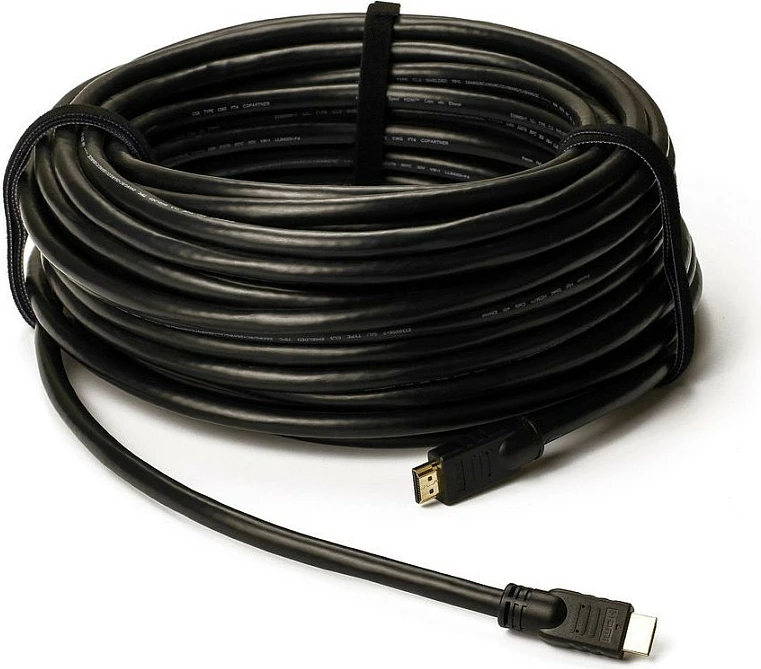 Kabllo HDMI ROLINE 14013455, 20 m, 4K HDR 3D, e zezë