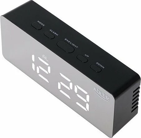 Orë alarmi digjitale Camry AD 1189B, LED display, USB, e zezë