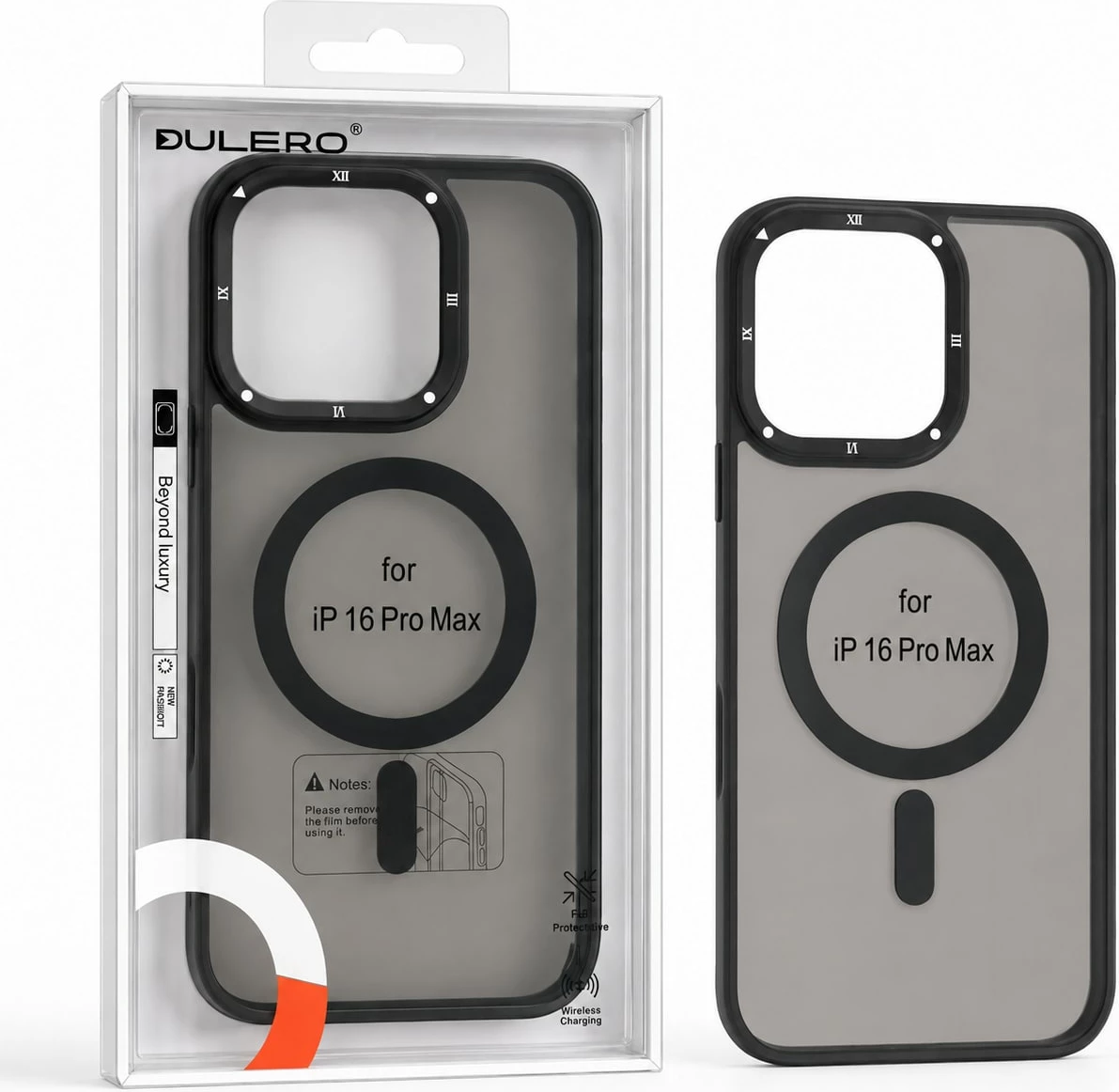 Mbrojtëse DULERO për iPhone 15 Pro Max - me MagSafe, Mbrojtje e Plotë dhe Dizajn Premium për Kamerën