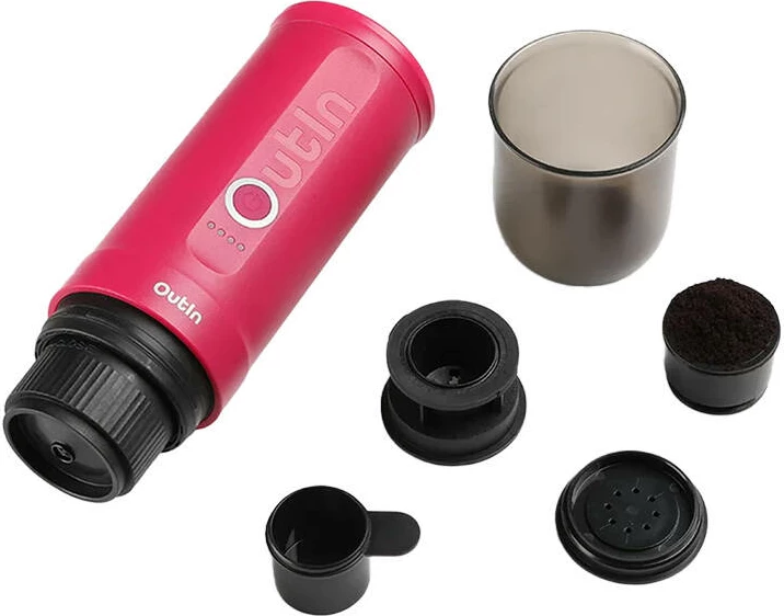 Aparat portativ kafeje Outin Nano, 7500mAh, i kuq