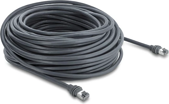 Kabllo rrjeti DeLOCK RJ45 Cat6, 20 m, kompatibile me Starlink Gen3, gri